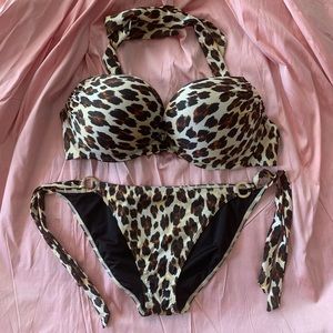 Victoria’s Secret Leopard Print Bikini Set